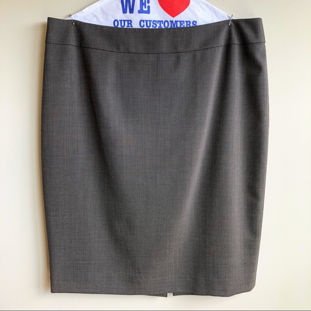 Ann Taylor Wool Blend Pencil Skirt